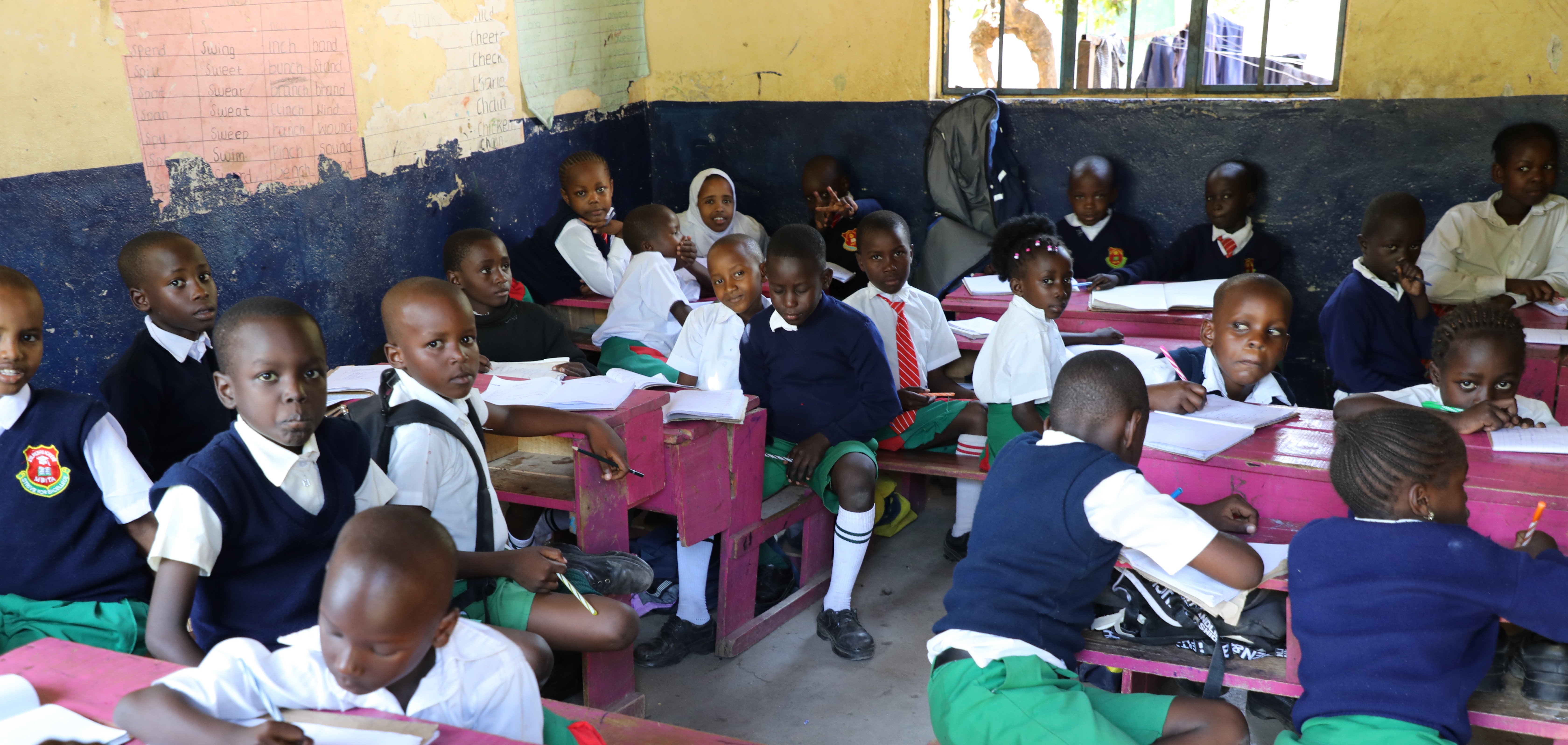 Lower Primary learners in class